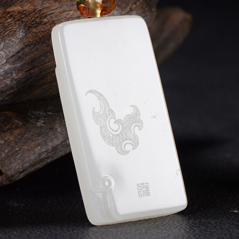 玉心殿堂璞玉浑金藏品专场  国家级玉雕大师葛洪作品 17g 新疆和田玉