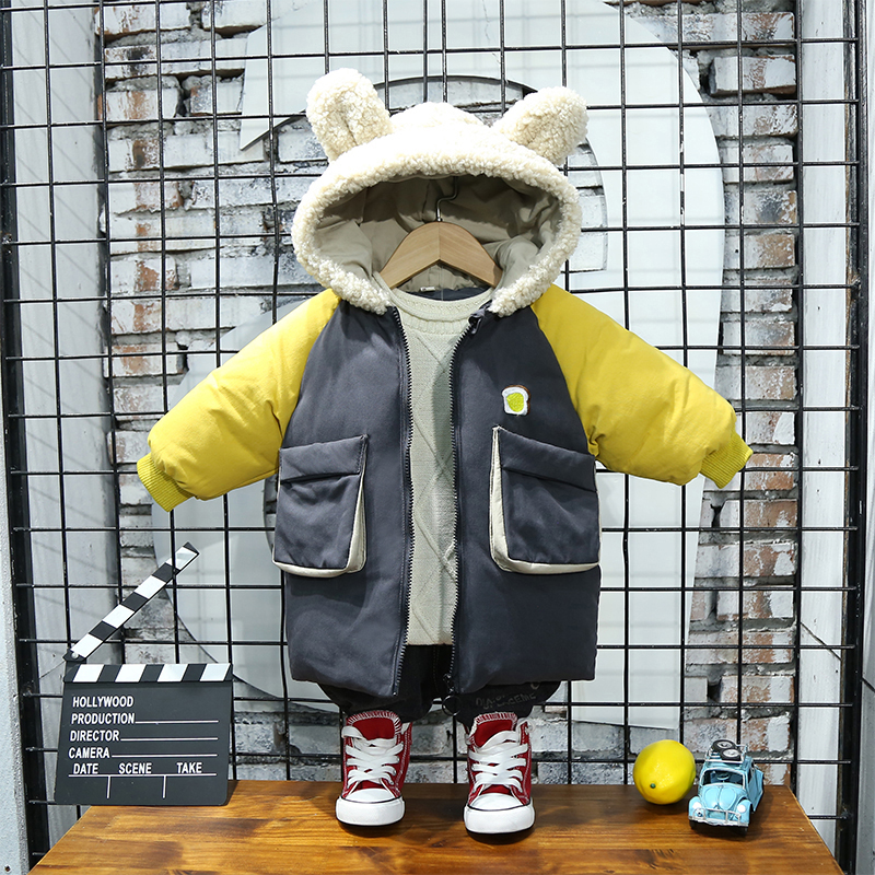 宝宝棉衣男童棉袄小孩冬天衣服冬装洋气棉服1一3岁2儿童5加厚外套|ruв категории Детская одежда, ватник/хлопок - от Buy2taobao.com для оказания профессиональной услуги покупки агента Taobao