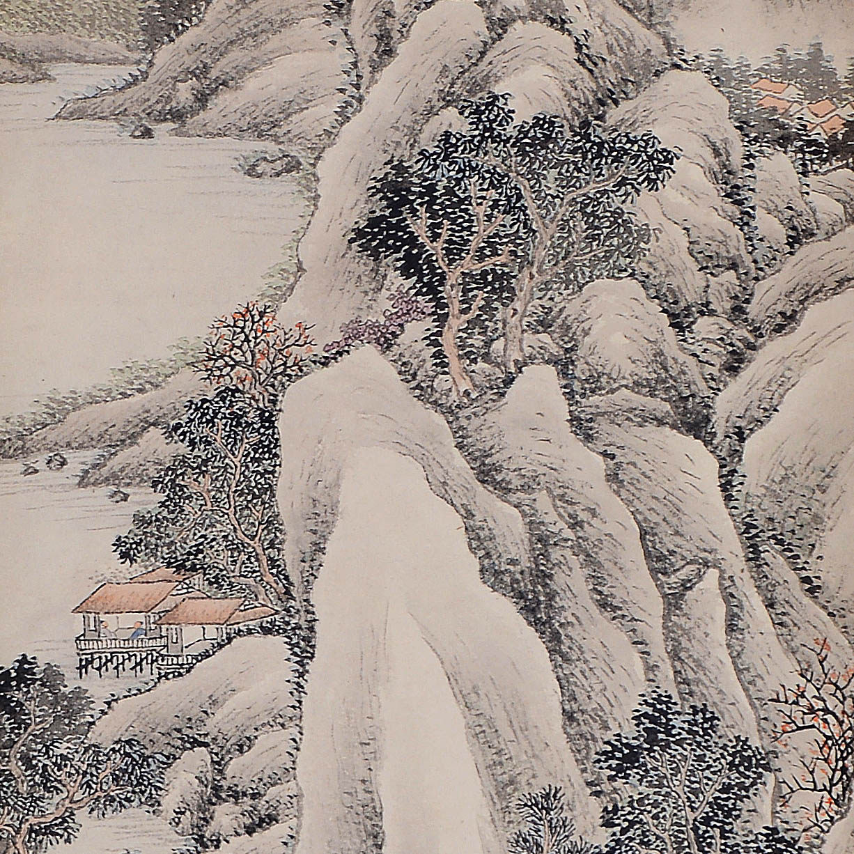 翟大坤《山居图》