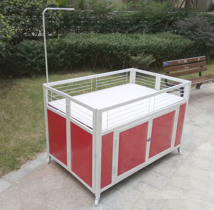 超市商场药店鞋店特价售货车不锈钢促销花车折叠甩货架展示台货架