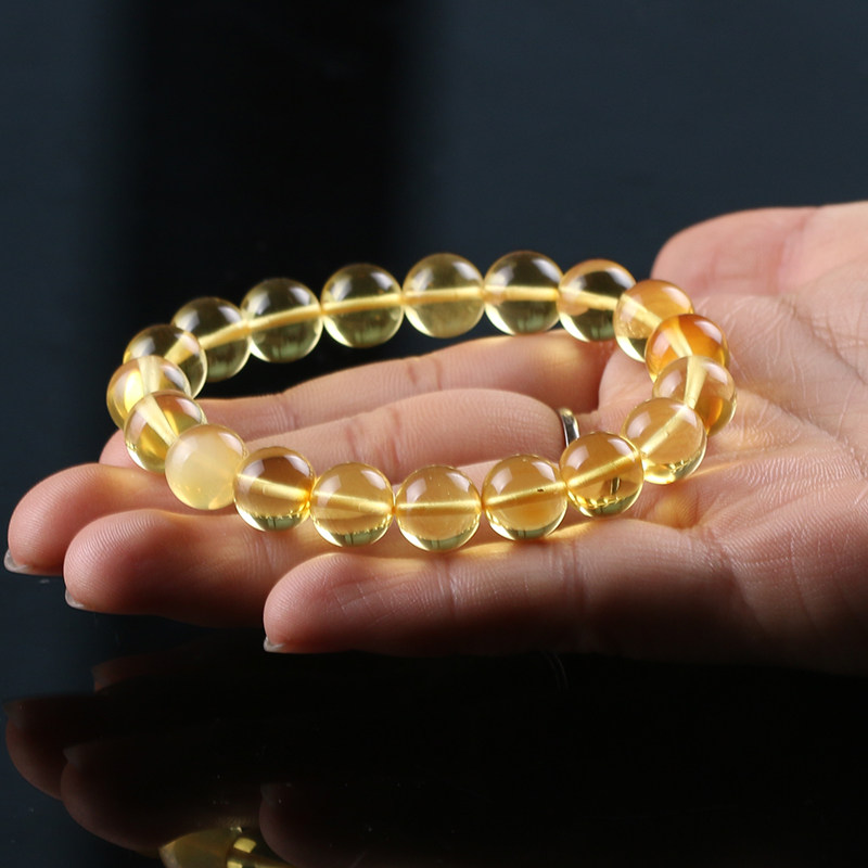 82g 10.18mm 精品天然金珀手链【新东方典当】