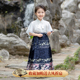 新中式女童马面裙夏季薄款古装童装儿童中国风汉服中大童古风上衣