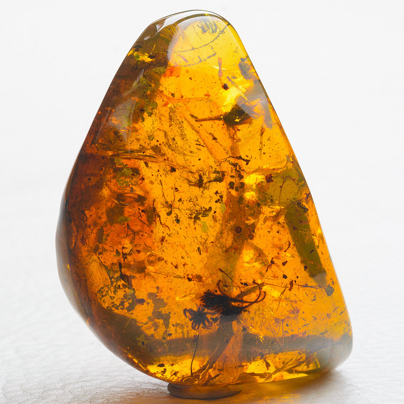 65.3g缅甸琥珀【收藏级三花聚顶植物珀裸料挂件】by3-19