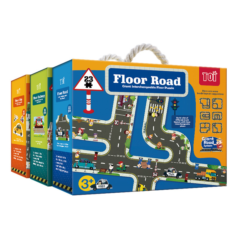 TOI children Puzzle Toys track floor Jigsaw puzzle boy Parenting interaction traffic Highway Send lightin the Toy/Childs/Puzzle/Building block/Model , Beads/Jigsaw/Pair/Disassembly/Beat Toy , Jigsaw/Puzzle category - from Buy2taobao.com to provide professional Taobao agent buy service