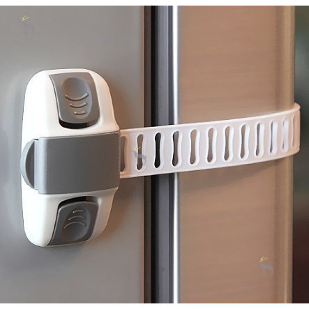 婴儿防护窗口粘门把手开冰箱拉门扣锁孩子塑料橱门儿童安全锁扣