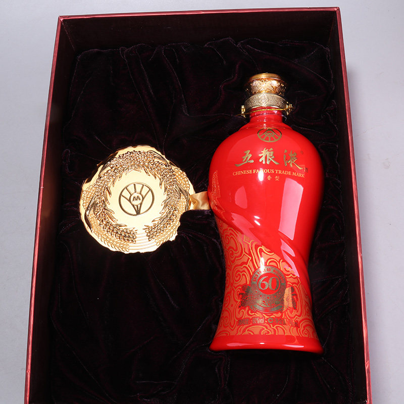 【35】2008年 60度 五粮液礼盒 1盒 500ml