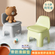 塑料小凳子家用儿童餐椅宝宝吃饭椅子客厅小板凳浴室洗澡凳防滑