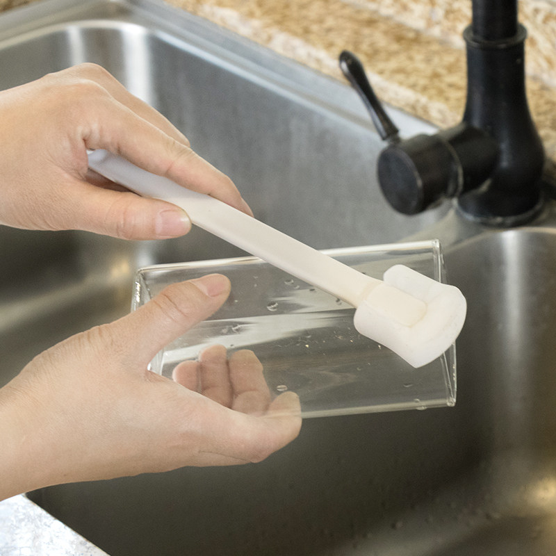 长柄杯刷纳米海绵杯子瓶子清洗神器洗奶瓶刷洗杯刷玻璃杯清洁刷子