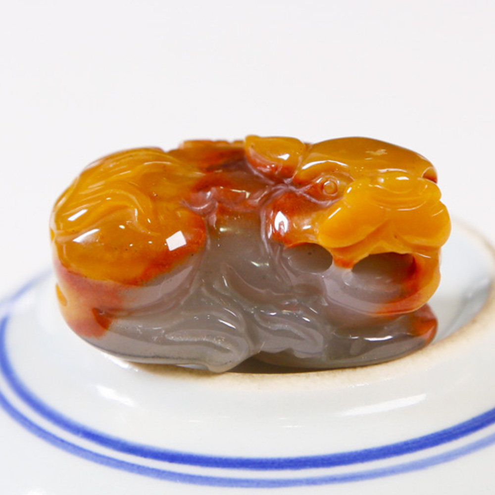 42.08g 精品金沙料招财貔貅挂件 黄龙玉 fjfw1-77a0204