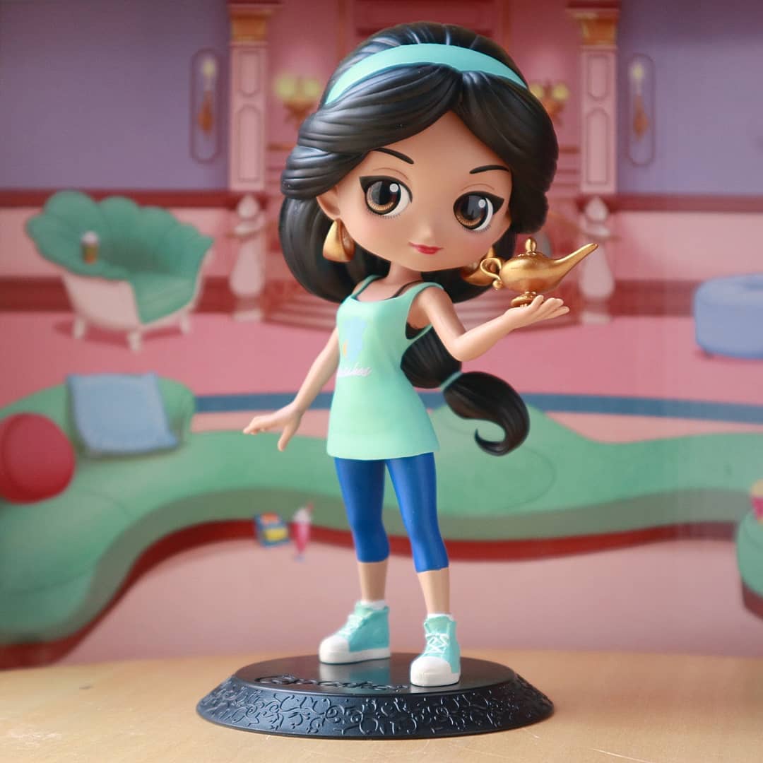 日版现货眼镜厂qposket迪士尼公主茉莉睡衣无敌破坏王手办景品