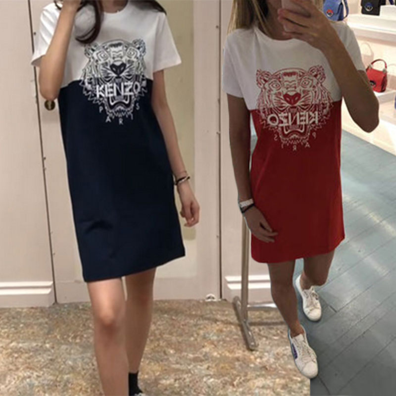 quality goods Three high printing Steller T-shirt 2019 summer Taiji Hit color Easy Dress Short sleevedin the Sportswear/Casual Clothing , Sports Skirt , Sports Skirts category - from Buy2taobao.com to provide professional Taobao agent buy service