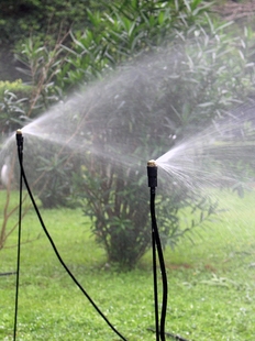 自动浇花园草坪绿化浇水神器农用灌溉水雾管0.6套装1.2米地插喷头