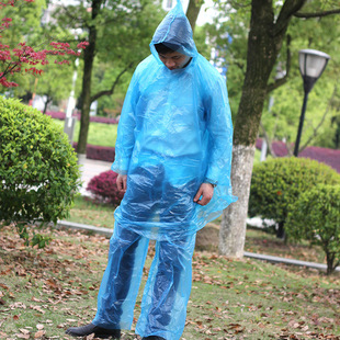 雨披现货雨衣雨裤一次性厂成人雨衣时尚套装一次性特厚分体