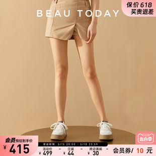 BeauToday复古厚底德训鞋女增高休闲板鞋女夏季阿甘鞋轻便运动鞋