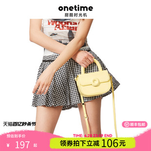 onetime甜甜圈女包质感小众斜挎包单肩马鞍包生日礼物上班小拎包