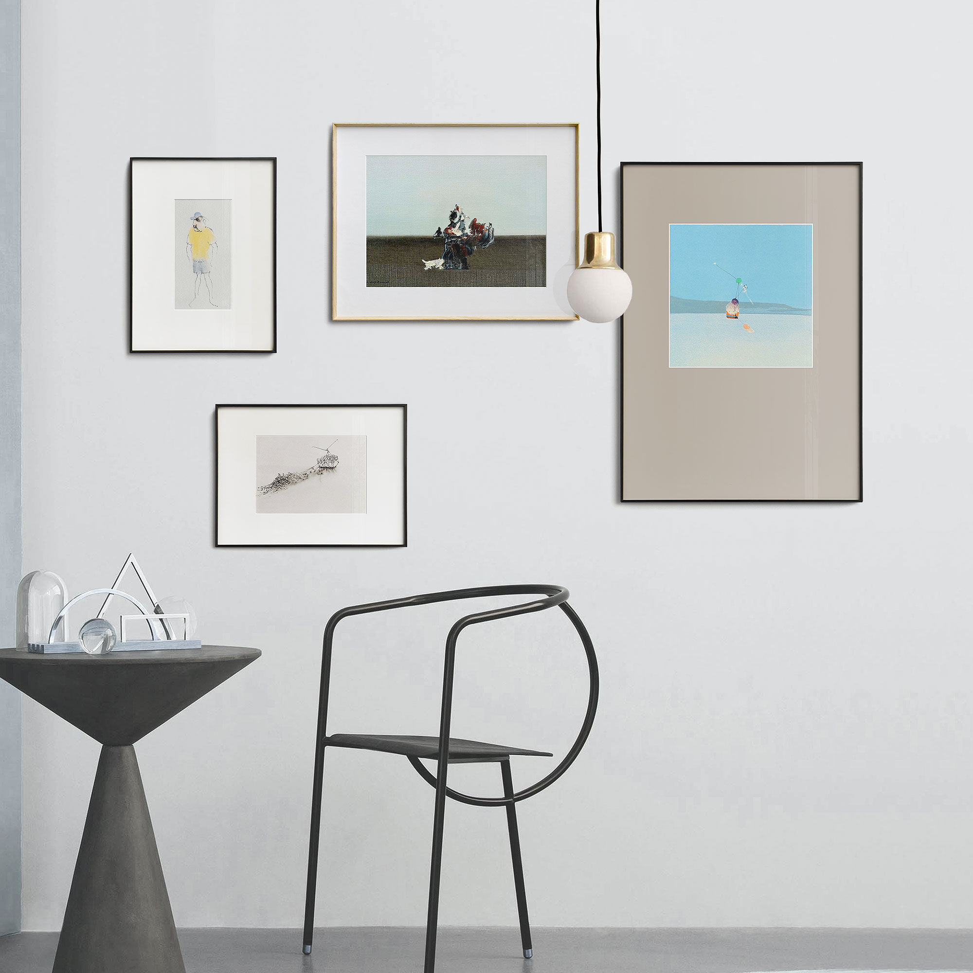 不够艺术 现代抽象客厅装饰画大师小众创意组合墙壁画北欧风挂画