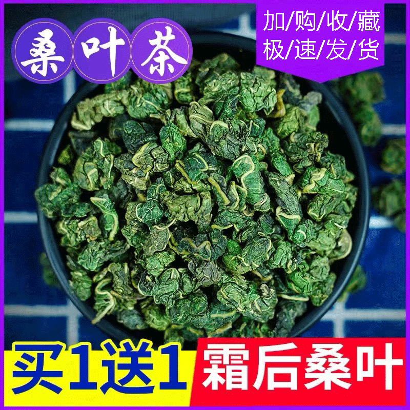 霜降桑叶茶500g桑树叶桑葚霜桑叶干霜打的冬桑叶桑芽茶袋装中药材