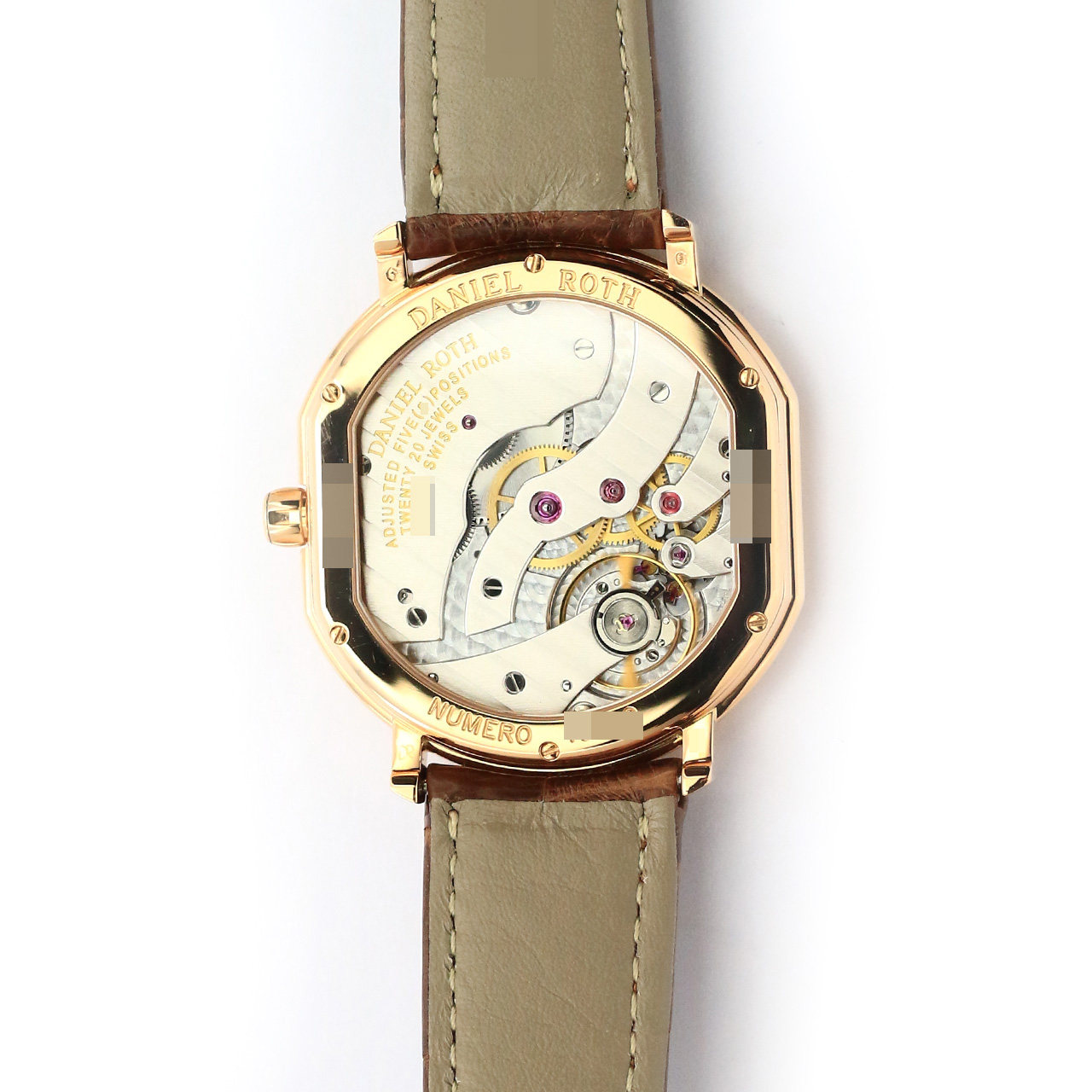 [9.0新]丹尼尔罗斯 手动机械 18k玫瑰金 男表 w01201g112615