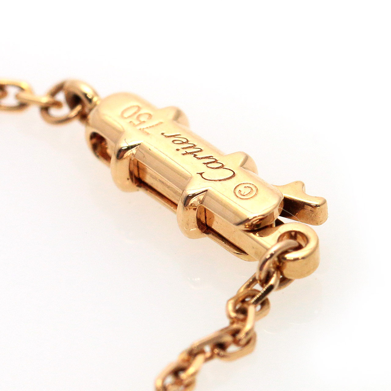 [9.0新]卡地亚 38cm 750玫瑰金 项链