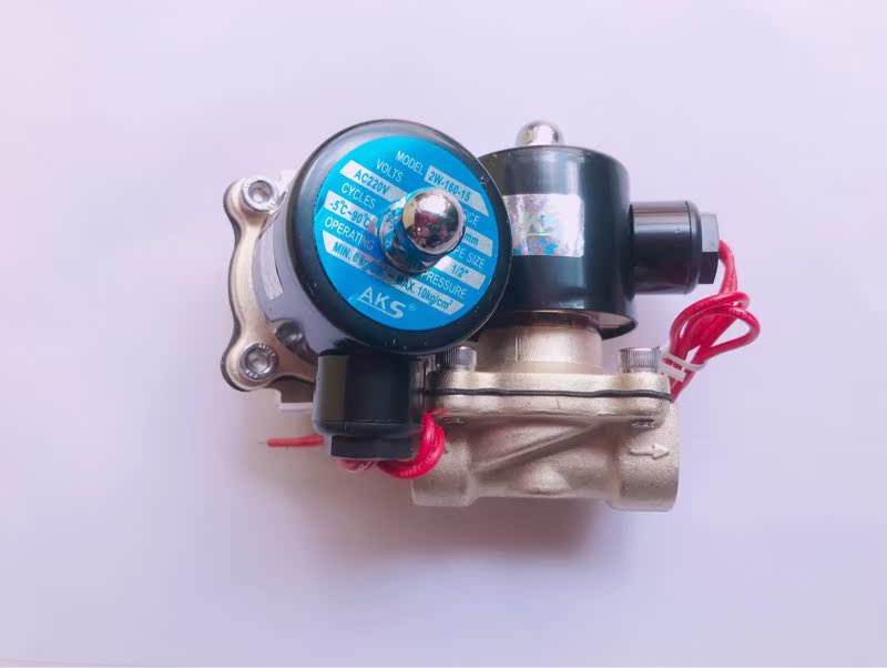AKS Valve 2W Solenoid valve Off valve Valve control valve All copper Normally closed D15D20D25D40D50in the Standard Parts/Parts/Industrial consumables, Pneumatic components/system/Equipment, Valve category - from Buy2taobao.com to provide professional Taobao agent buy service