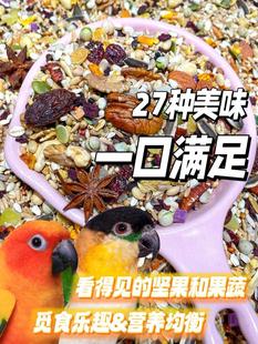 金太阳凯克小太和尚鸟粮热带水果坚果种子粮专用粮混合饲料鸟食