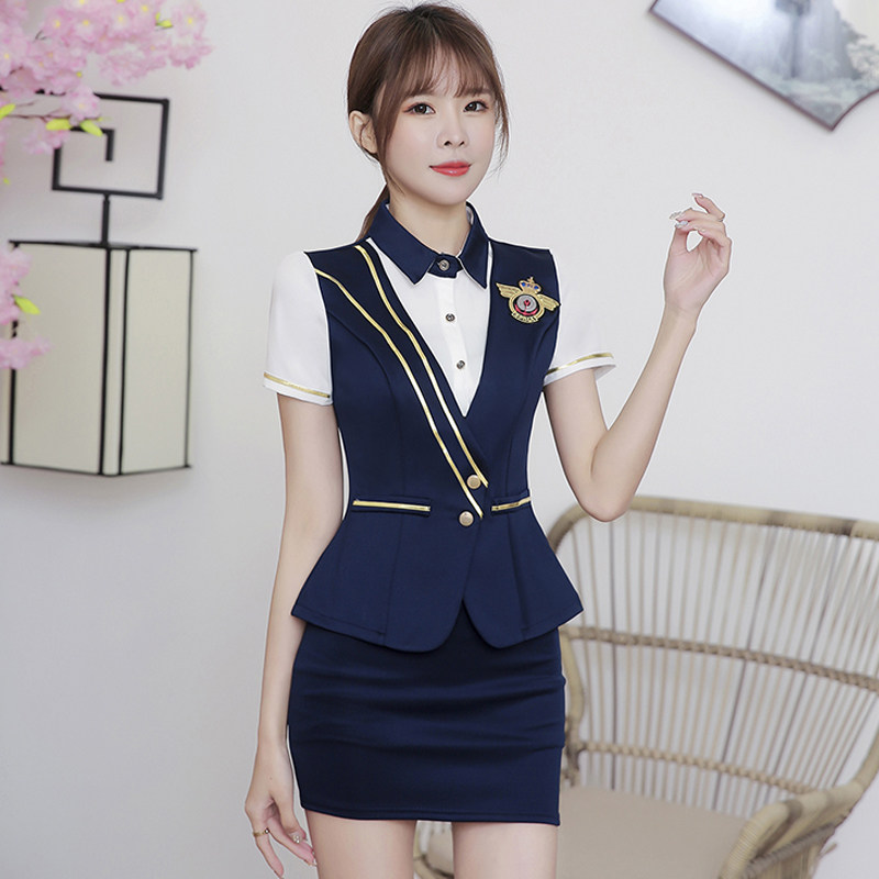 足浴技师工作服足疗桑拿按摩洗浴沐足2021新款性感女显瘦工衣套装