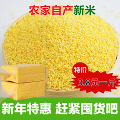 小黄米新米2016农家自产黄小米月子米宝宝米250g杂粮小米粥满包邮