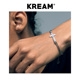 KREAM S925 纯银 复古做旧十字手链男女同款