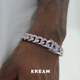 kream 彩色古巴手链嘻哈 cuban bracelet