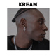 【潮WOO专属】KREAM 纯银锆石十字形耳钉男女嘻哈同款