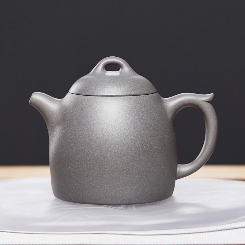 宜兴紫砂壶原矿天青泥正宗名家纯全手工秦权茶壶功夫茶具套装家用