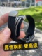 卡客 升级钛扣适用苹果手表iwatch表带硅胶s987磁吸扣ultra2黑s10