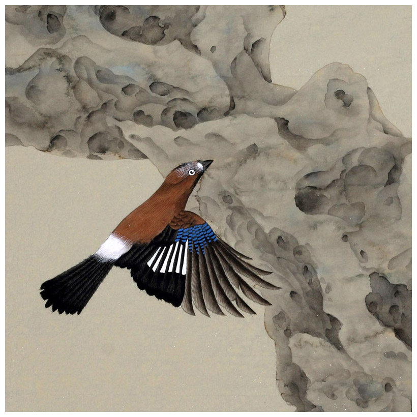 喻慧《飞鸟图》国家一级美术师 江苏省国画院副院长