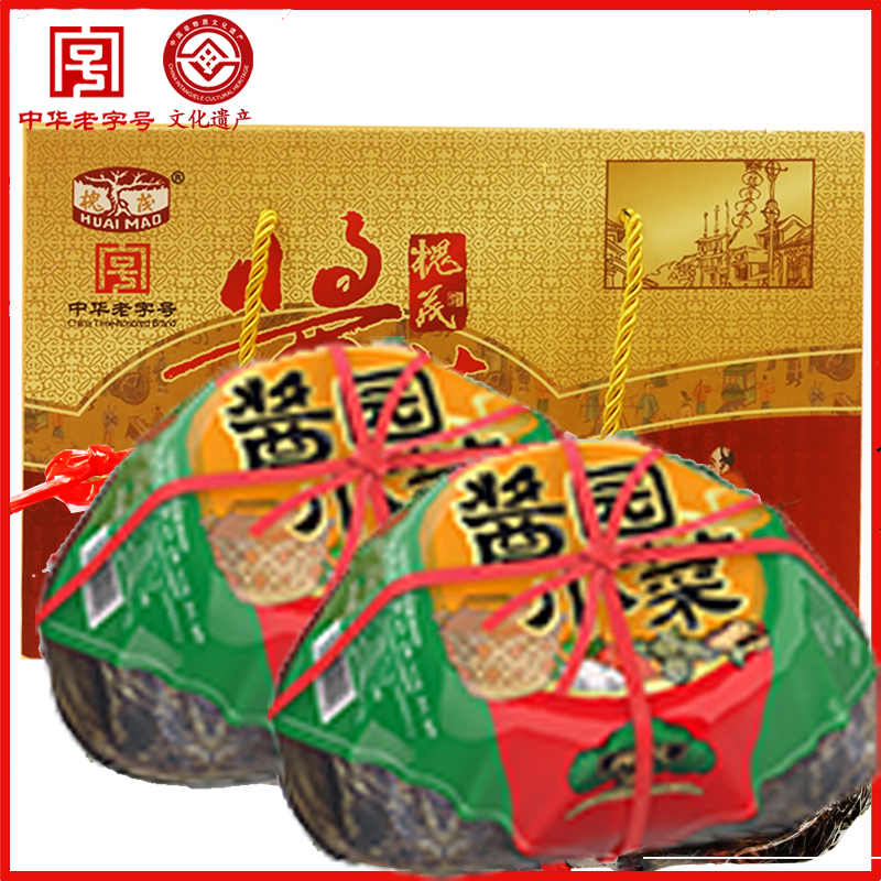 包邮保定特产槐茂酱菜礼盒篓装八宝什锦菜咸菜下饭菜400gx2篓图片