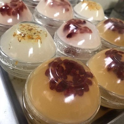 钵仔糕碗玻璃碗专用碗透明耐高温商用小碗糕布丁果冻碗马蹄糕模具