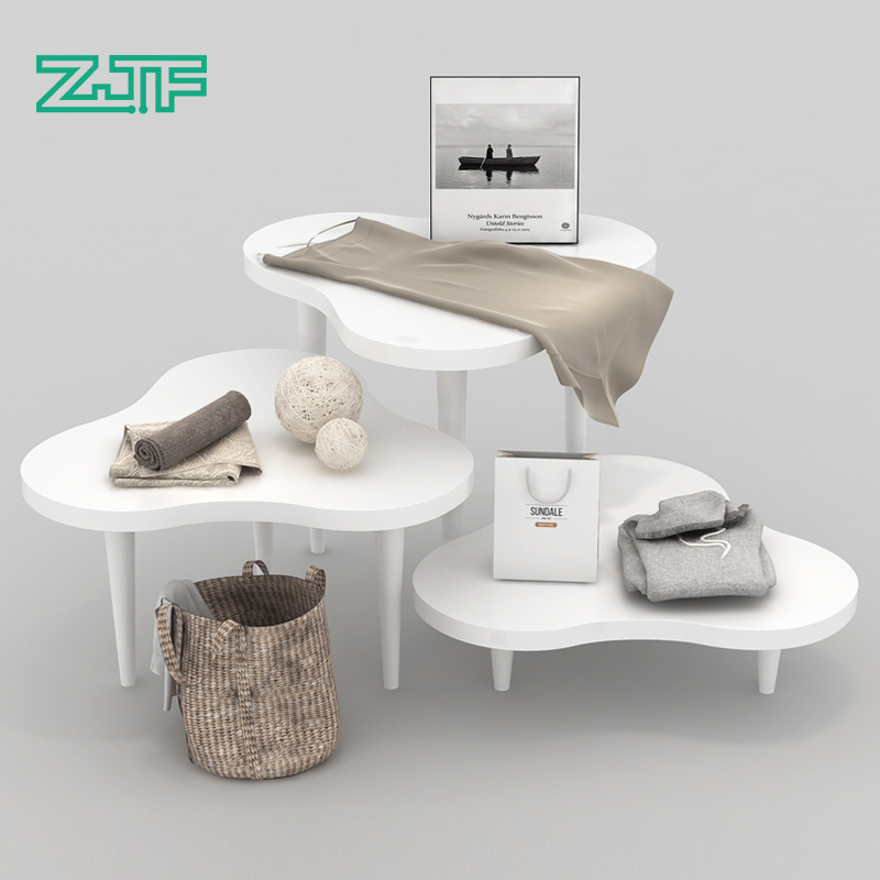 众匠坊ZJF 服装店流水台展示台落地简约中岛白色创意高低桌展示柜|msdalam kategori Perniagaan/perabot pejabat, perabot kedai pakaian, pakaian paparan - dari Buy2taobao.com untuk memberikan perkhidmatan ejen Taobao profesional membeli