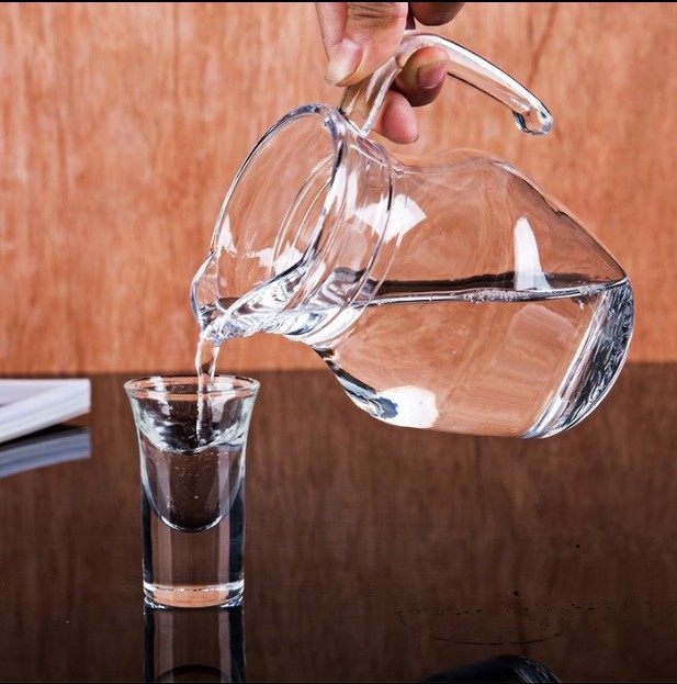 分酒壶一斤装扎壶加厚 玻璃分酒壶500毫升洋酒分酒器小号红酒醒酒