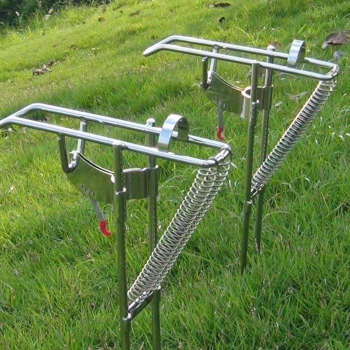 自动鱼竿支架炮台海竿弹簧鱼竿架海杆地插架杆起竿器钓鱼用品渔具