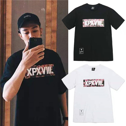 New Pak-ho XPX rose Chaopai solar system Black and white Short sleeved Easy printing Couples dress Short sleevedin the Men's clothing, T-shirt category - from Buy2taobao.com to provide professional Taobao agent buy service