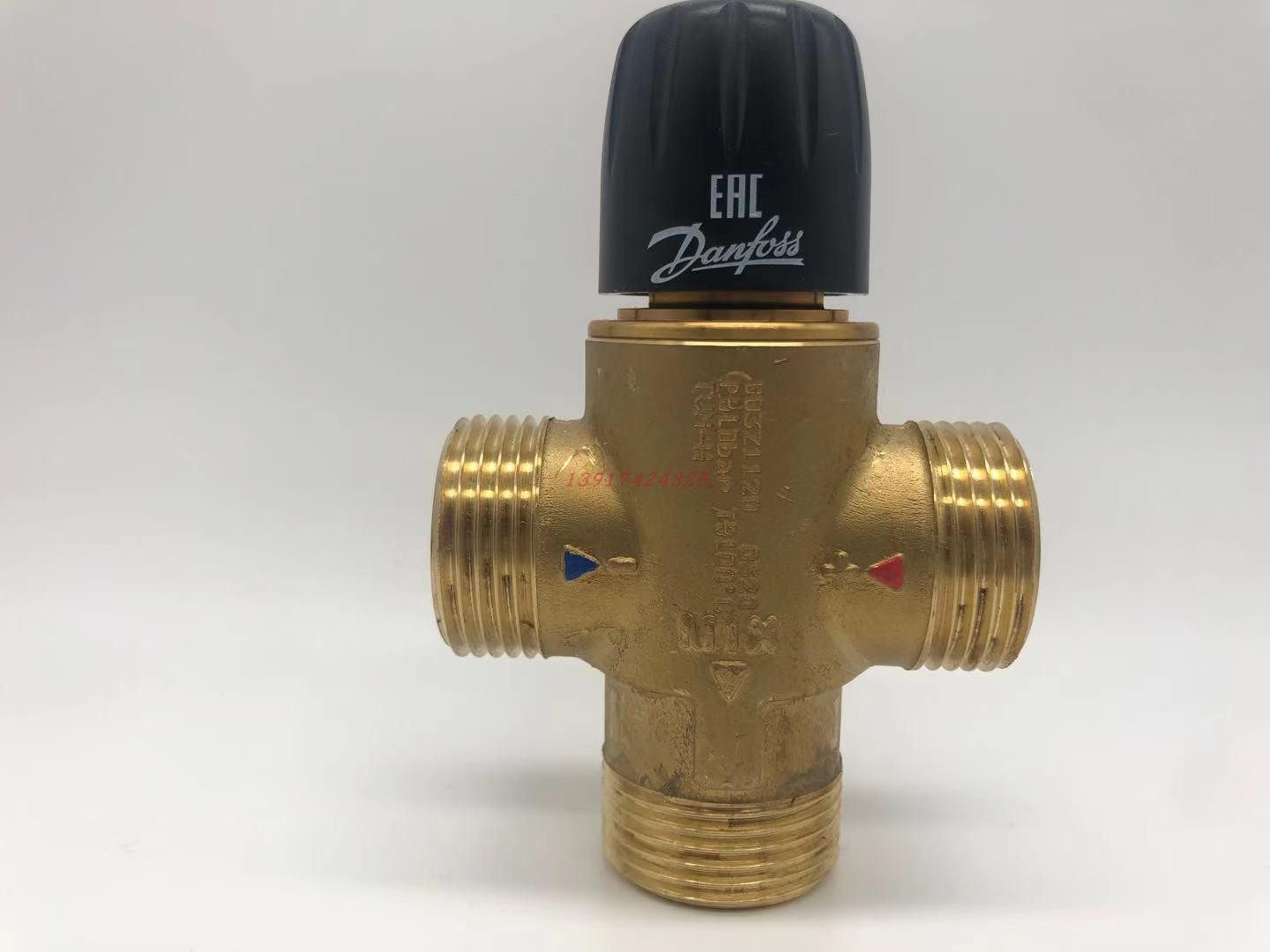 包邮danfoss丹佛斯三通混水阀tvw恒温混水阀混水装置地暖阀门