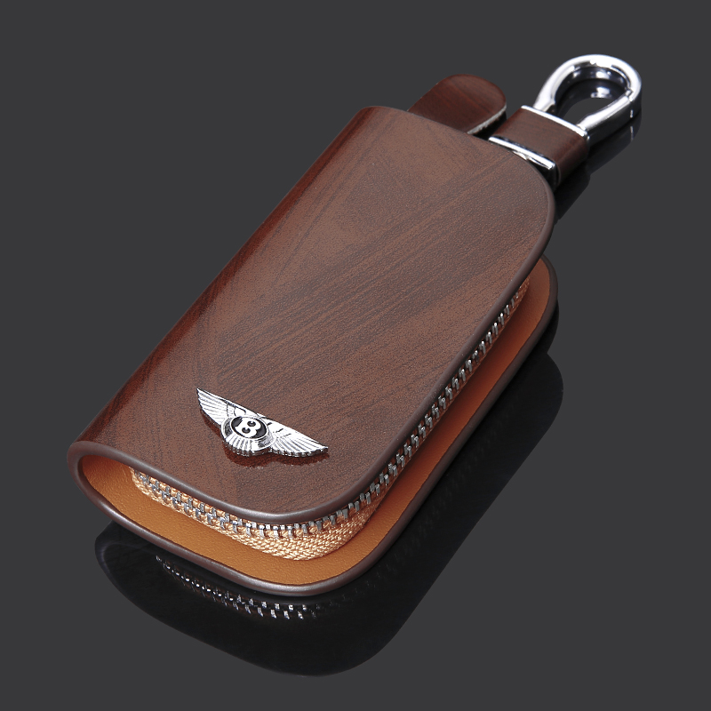 汽车钥匙包专用于宾利欧陆 慕尚 欧陆飞驰 添越钥匙包套改装扣