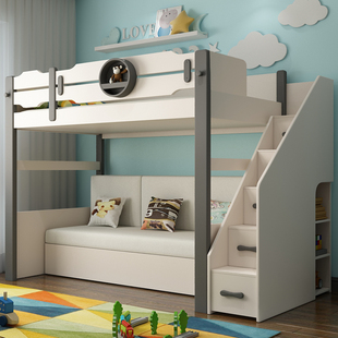双层儿童床多功能组合