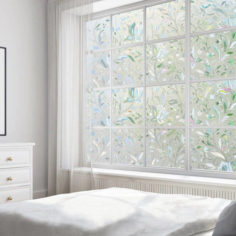 高端窗贴油防静电无胶p玻璃门贴纸窗户装饰贴膜窗膜贴画3d立体奢