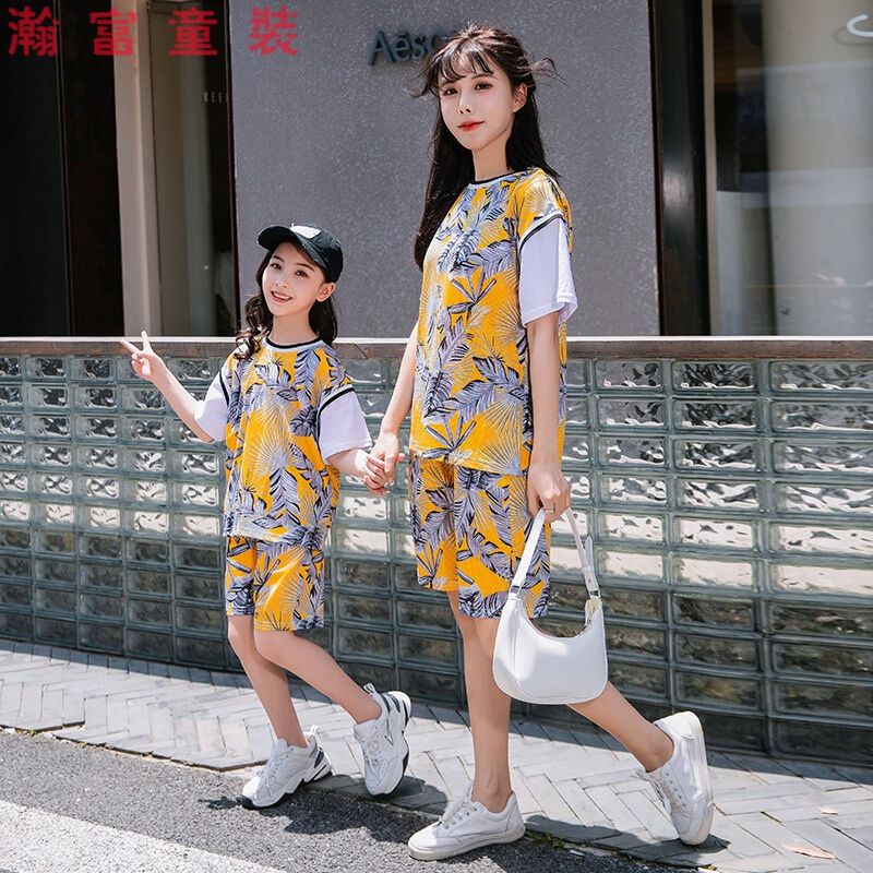 高端时ORMAN亲子m装母女夏季套年2021装新款夏装儿童L尚运动休奢在类目 女士内衣/男士内衣/家居服, 睡衣/家居服套装中 - 来自Buy2taobao.com提供专业的淘宝代购服务