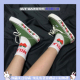 Vans Authentic绿色小草莓印花男女情侣帆布滑板鞋VN0A3MU65IA