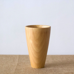 zakka 外贸日式木质水杯牛奶杯茶杯防烫 环保杉木木杯子