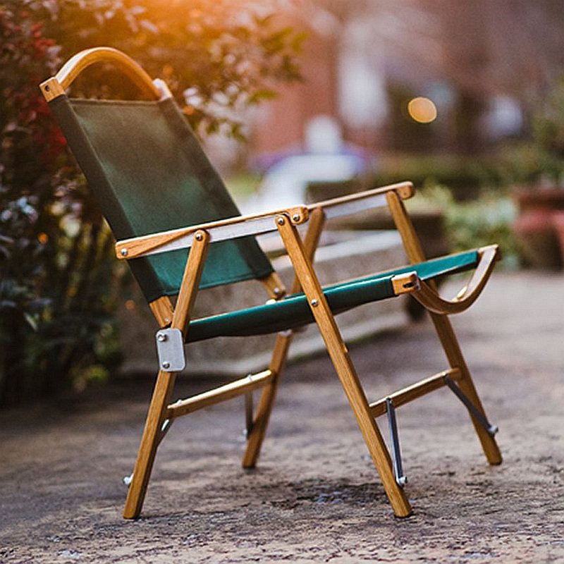 kermit原版橡木折叠椅美国手工实木户外露营野餐机车旅行烧烤钓鱼