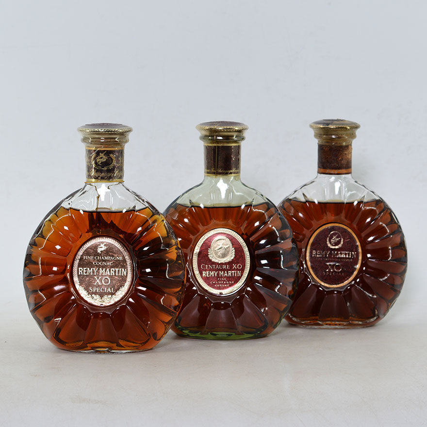 【59】8,90年代 人头马xo 700ml 3瓶