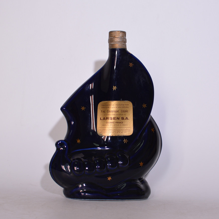 80年代 larsen蓝帆船干邑