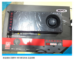 现货 XFX/讯景RX480-F 公版 8GB 256bit DDR5 显卡带背板